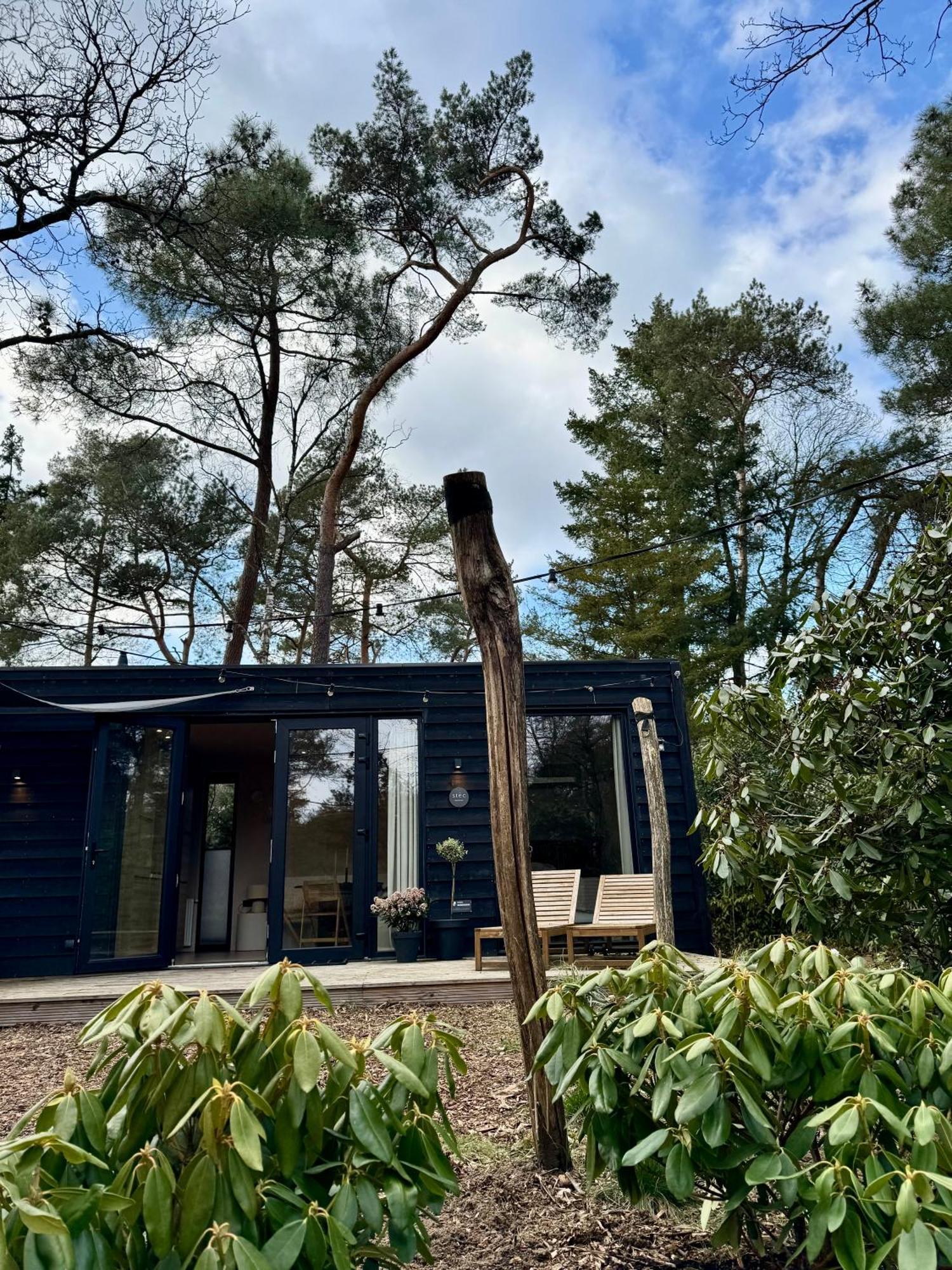 Luxe Tiny House Stec Midden Op De Veluwe In Nunspeet Villa Eksteriør billede