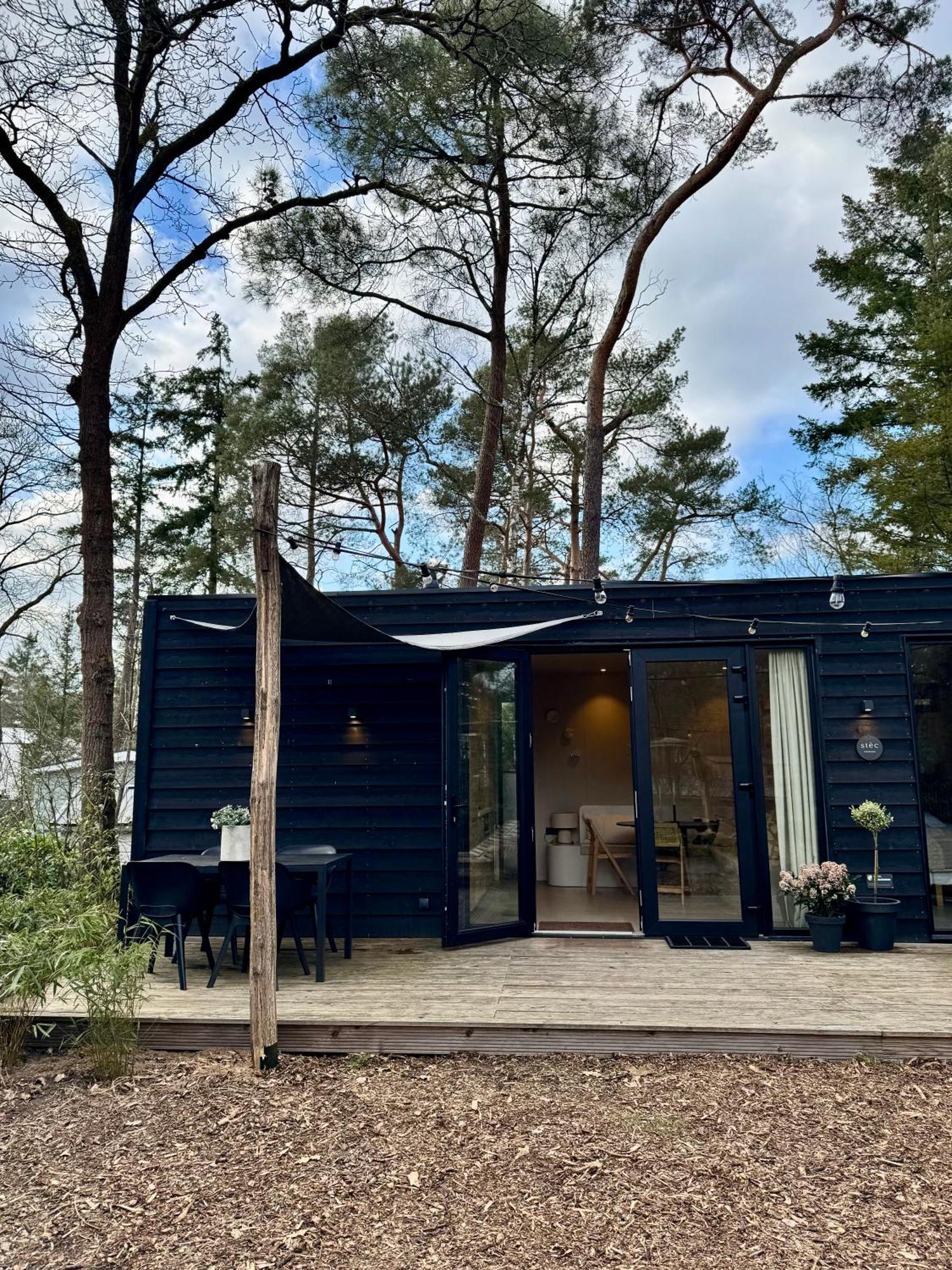 Luxe Tiny House Stec Midden Op De Veluwe In Nunspeet Villa Eksteriør billede